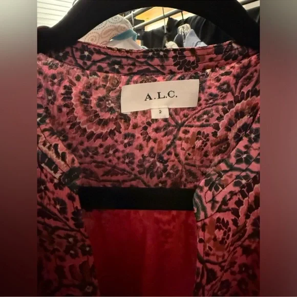 A.L.C sari silk mini dress - Picture 7 of 8